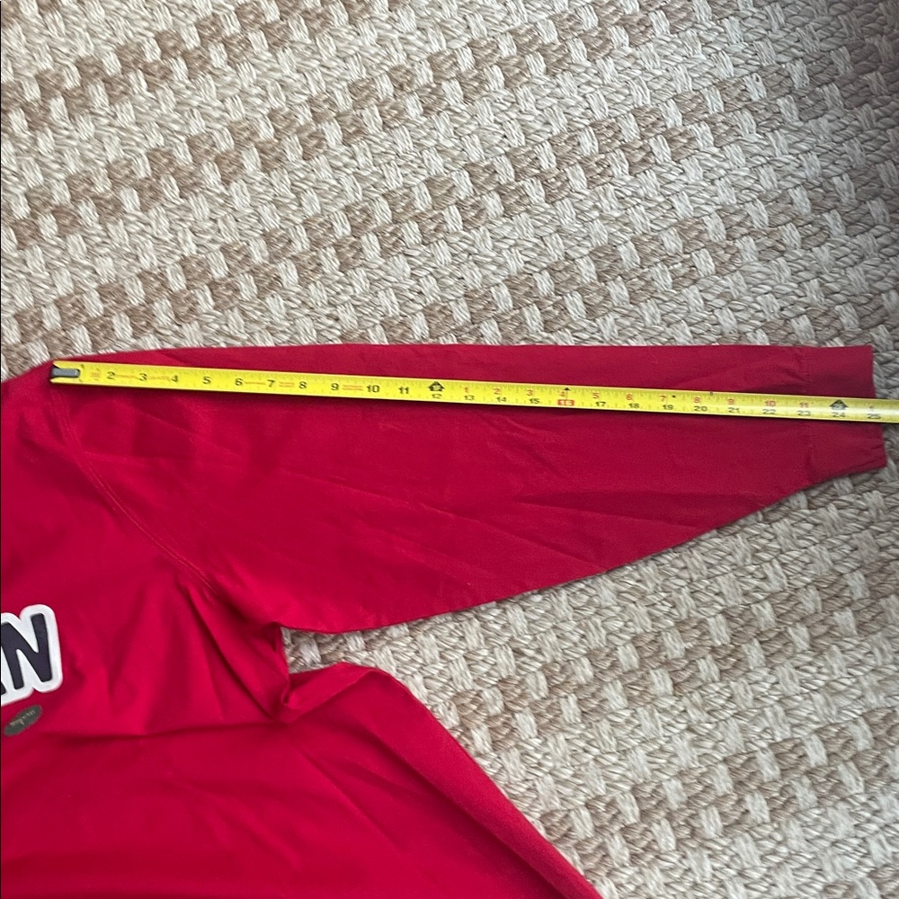 L.L. Bean Classic Red Crewneck Shirt - Picture 6 of 7